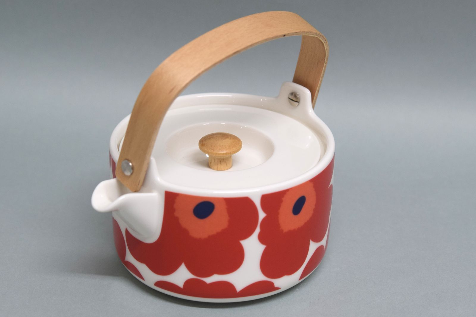 マリメッコ Unikko ティーポット&ポットホルダー（鍋つかみ）未使用品 