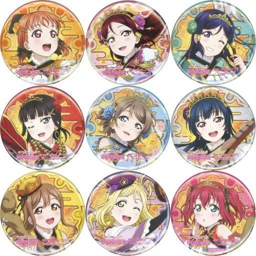 【中古】バッジ・ピンズ 全9種セット 「ラブライブ!サンシャイン!! トレーディング缶バッジ エアコミケver.」 エアコミケ2グッズ
