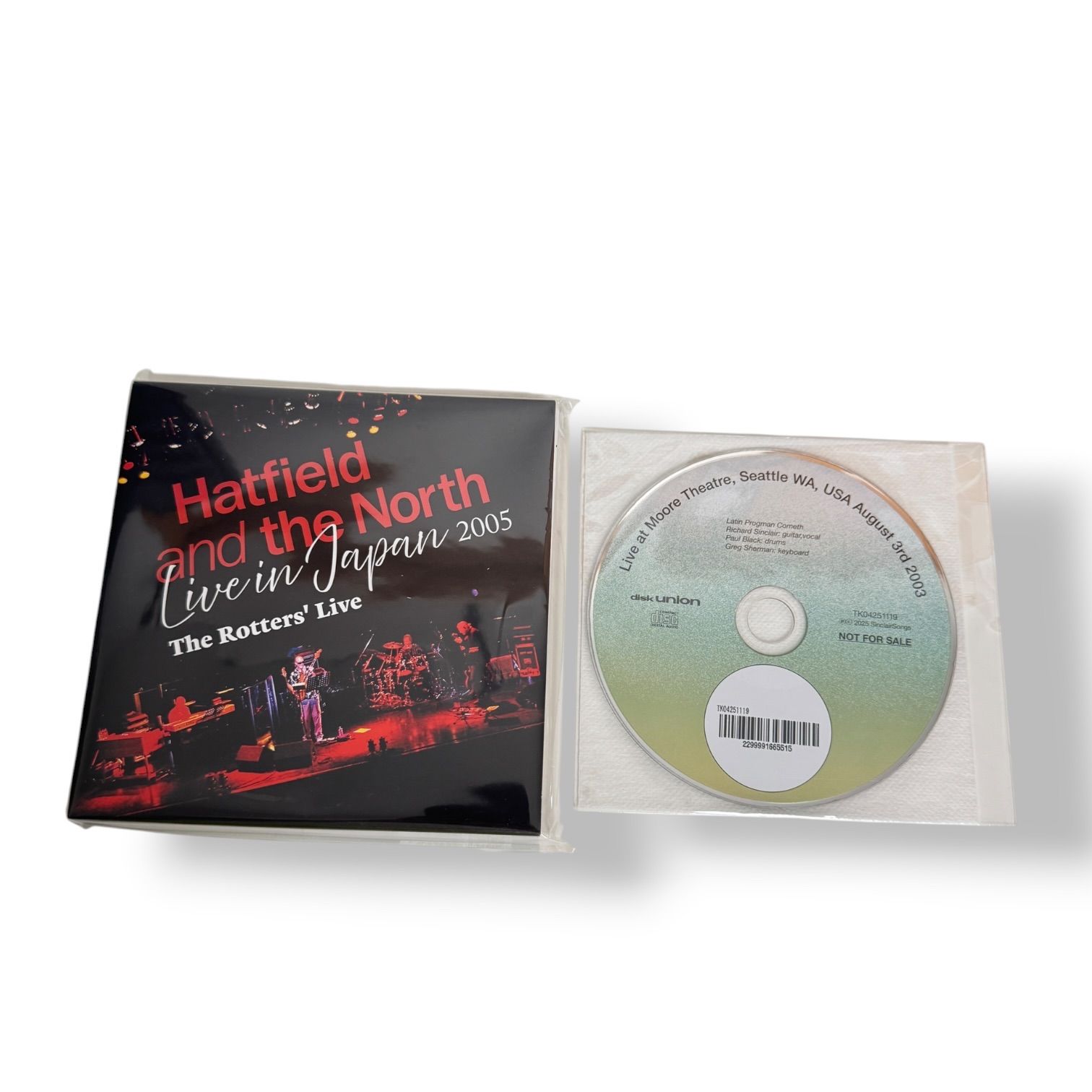 新品未使用 HATFIELD & THE NORTH LIVE IN JAPAN 2005 - THE ROTTERS' LIVE BOX / ライヴ・イン・ジャパン 2005 ~ ザ・ロッターズ・ライヴ・ボックス CD 音楽 管理番号：321A-2450