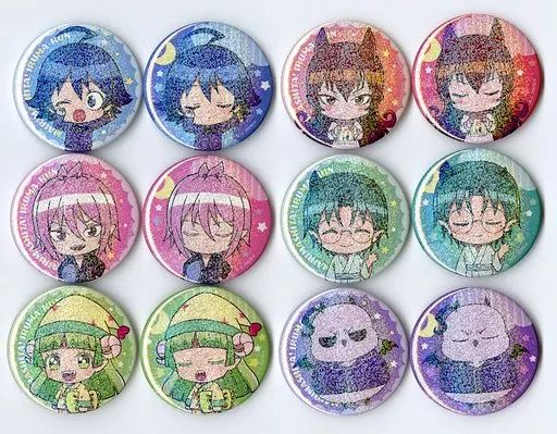【中古】バッジ・ピンズ 全6種セット 缶バッジセット(2個セット) 「ガシャポンくじ 魔入りました!入間くんあそーと!」 Blue賞 プレミアムバンダイ限定