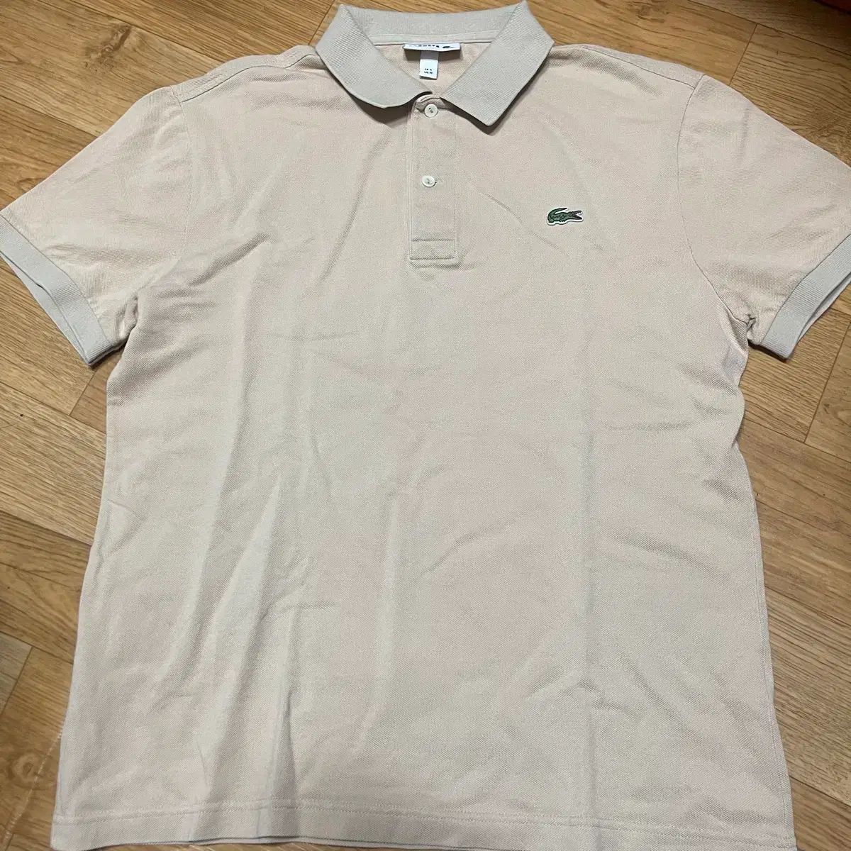 LACOSTE ラコステ カラーTシャツ フレンチレギュラーフィット 半袖 ベージュ 100サイズ(4サイズ)