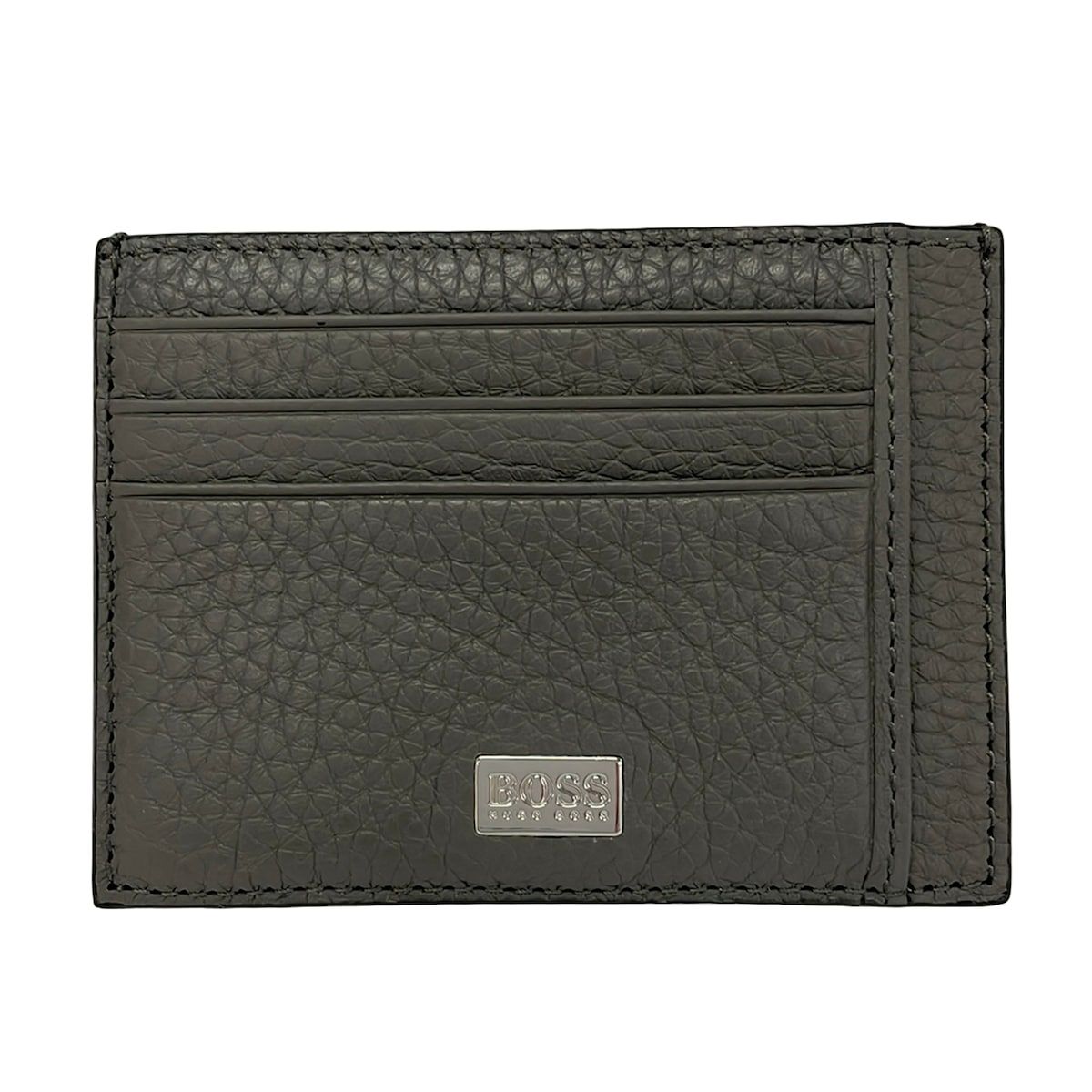 HUGOBOSS(ヒューゴボス) カードケース美品 - ダークグレー レザー