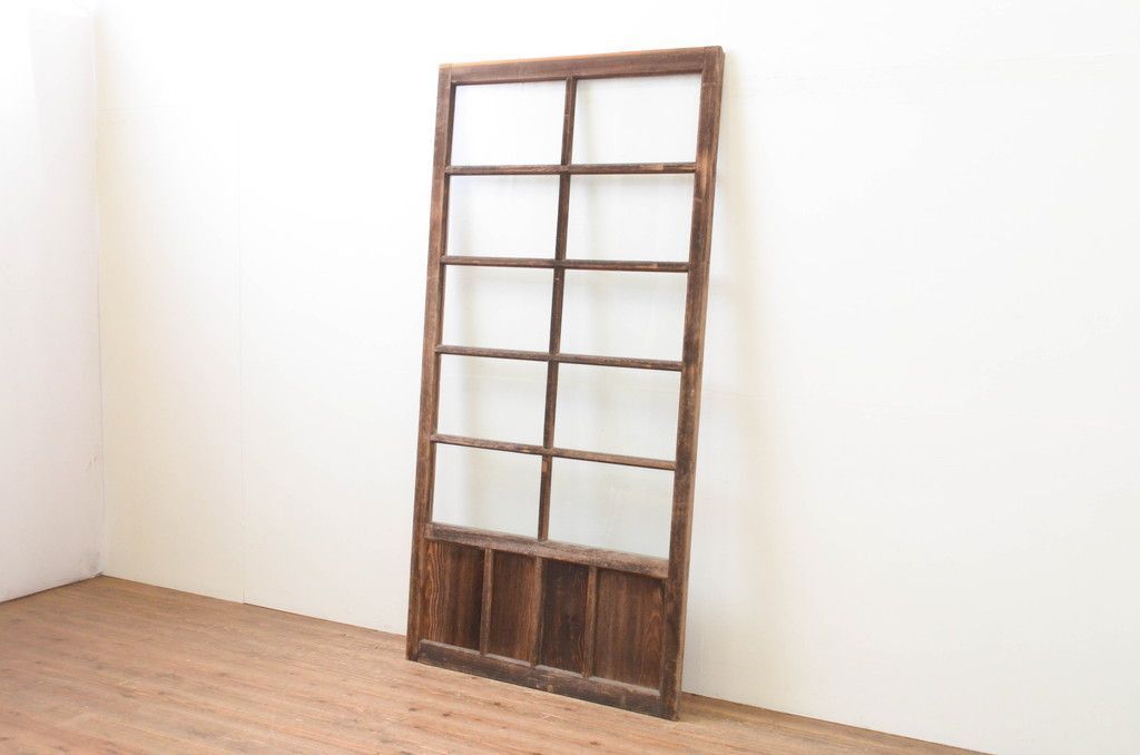 ▼現状販売▼ ガラス戸1枚 アンティーク建具 昭和初期 4～7営業日前後で発送(※修理加工希望の方3ヶ月程で発送) R-067373 31,954円
