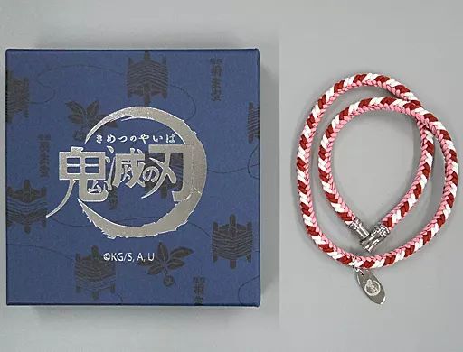 【中古】アクセサリー(非金属) 竈門禰豆子 組紐ブレスレット シルク製 Lサイズ 「鬼滅の刃×浅草 コラボイベント」