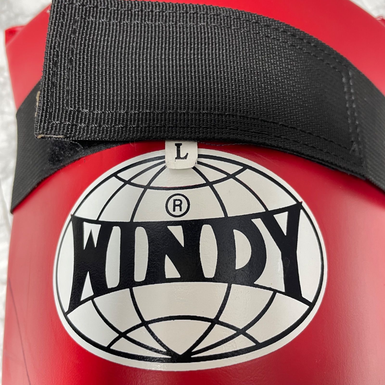 WINDY ボクシンググローブ 16OZ レガース Lサイズ 赤 - メルカリ