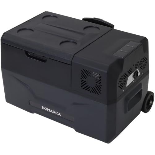 車載冷蔵庫 30L 【 -20℃ キンキンに冷える 】 大容量 30?50L 大型トラック ? 軽自動車まで 24v 冷蔵庫 トラック用 車中泊 AC100V / DC12V / DC24V 対応 PSE規格品 (ブラック, 30L)