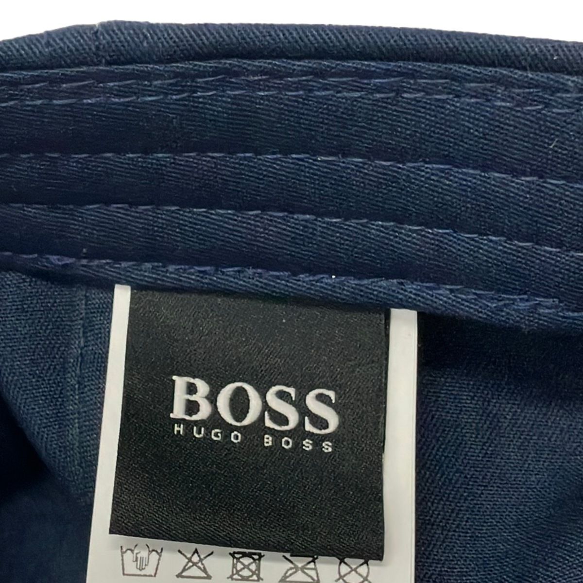 HUGOBOSS(ヒューゴボス) キャップ one size ネイビー×オレンジ コットン HUGOBOSS(ヒューゴボス) キャップ one size ネイビー×オレンジ コットン