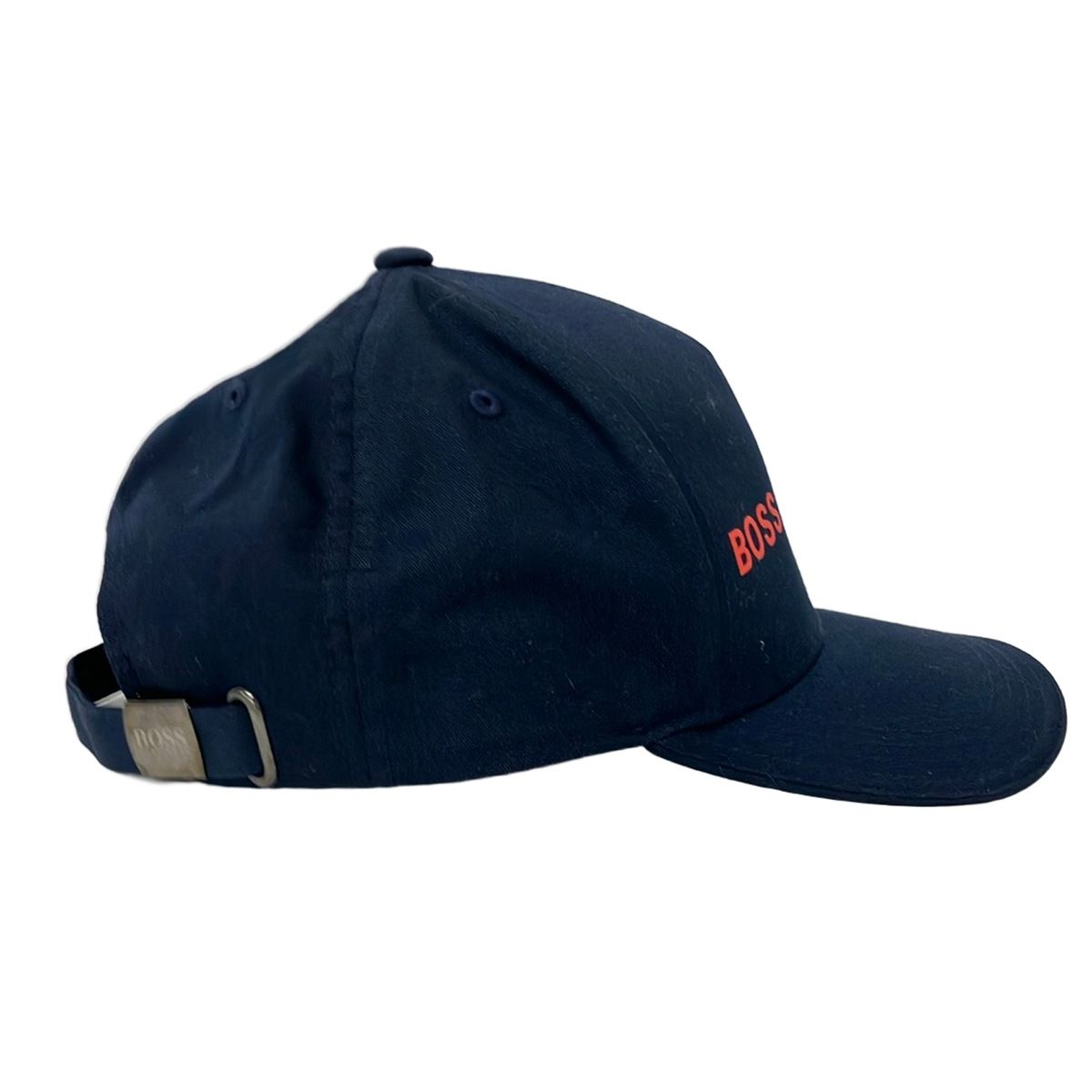 HUGOBOSS(ヒューゴボス) キャップ one size ネイビー×オレンジ コットン HUGOBOSS(ヒューゴボス) キャップ one size ネイビー×オレンジ コットン