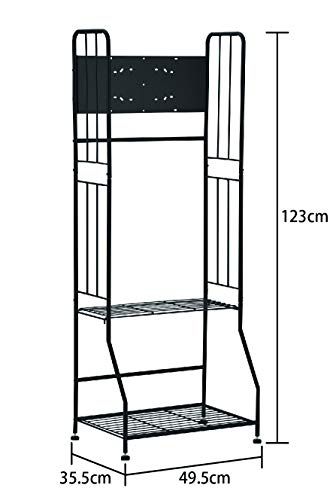 グリーンライフ ポストスタンド 大型ポストスタンド 置くだけ設置のシンプルデザイン マットブラック 35.5×123×49.5cm OPS-02MD(MBK)Ju