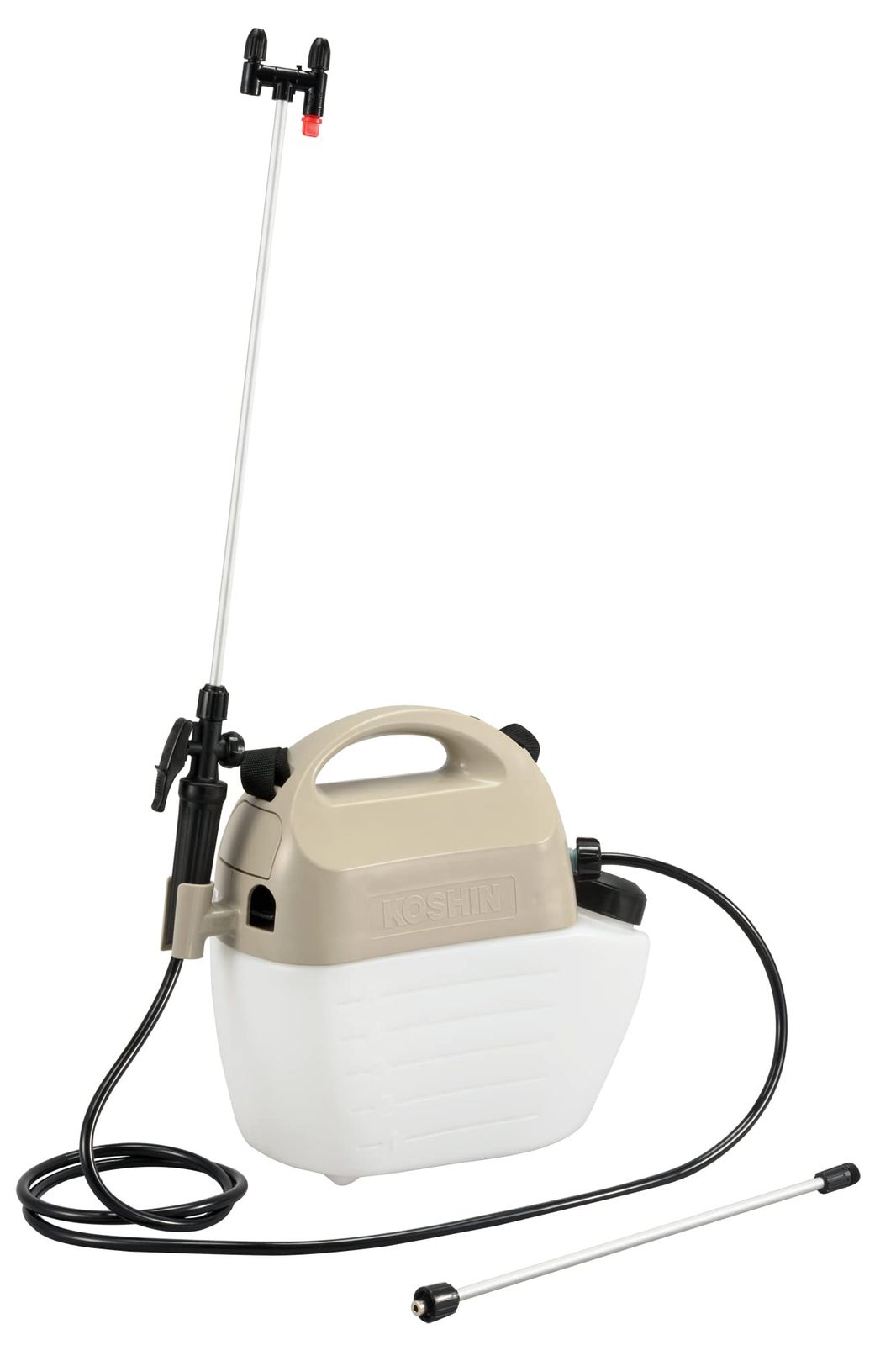 工進(KOSHIN) 乾電池式 噴霧器 GT-5HD 除草 消毒 小型 軽量 5L 肩掛け式 ハイパワーJu