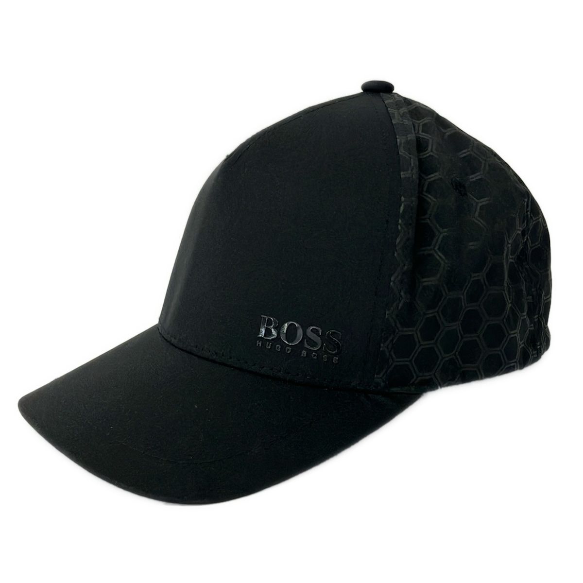 HUGOBOSS(ヒューゴボス) キャップ one size美品 黒 Flexfit(フレックスフィット)