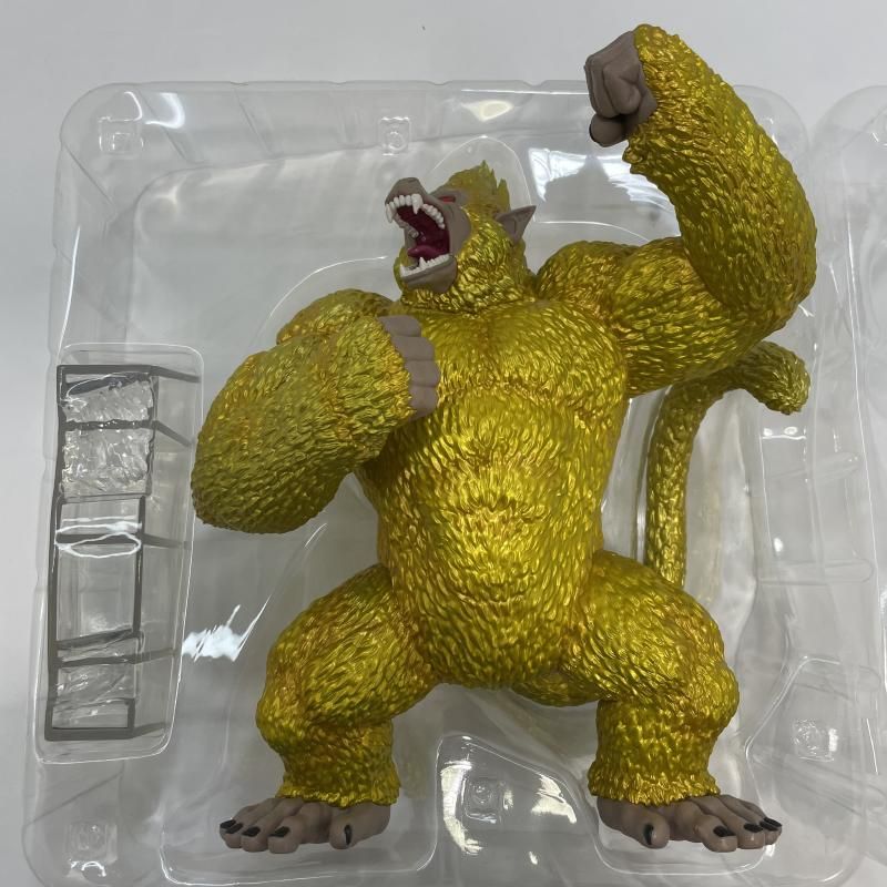 中古】開封)BANDAI 一番くじ ラストワン賞 黄金大猿悟空 SOFVICS