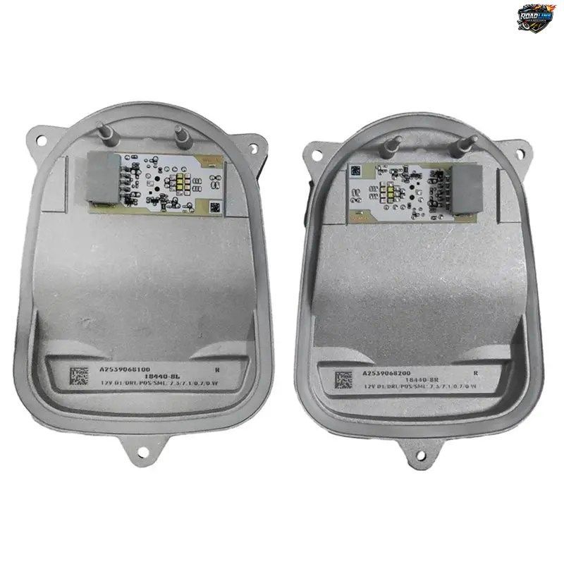 1ペア ヘッドライト LED コントロール モジュール パーツ A2539068100 A2539068200 GLC X253 2016-2020 DRL デイタイム ランプ ソース