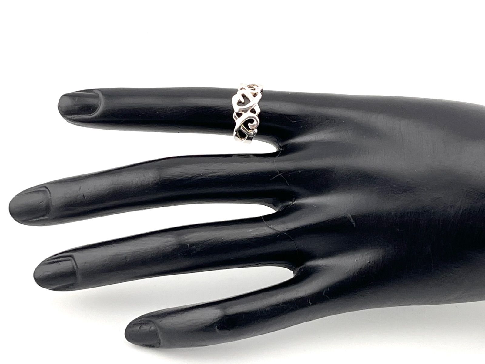 a276 Tiffany&Co. ティファニー トリプル ラビングハート リング