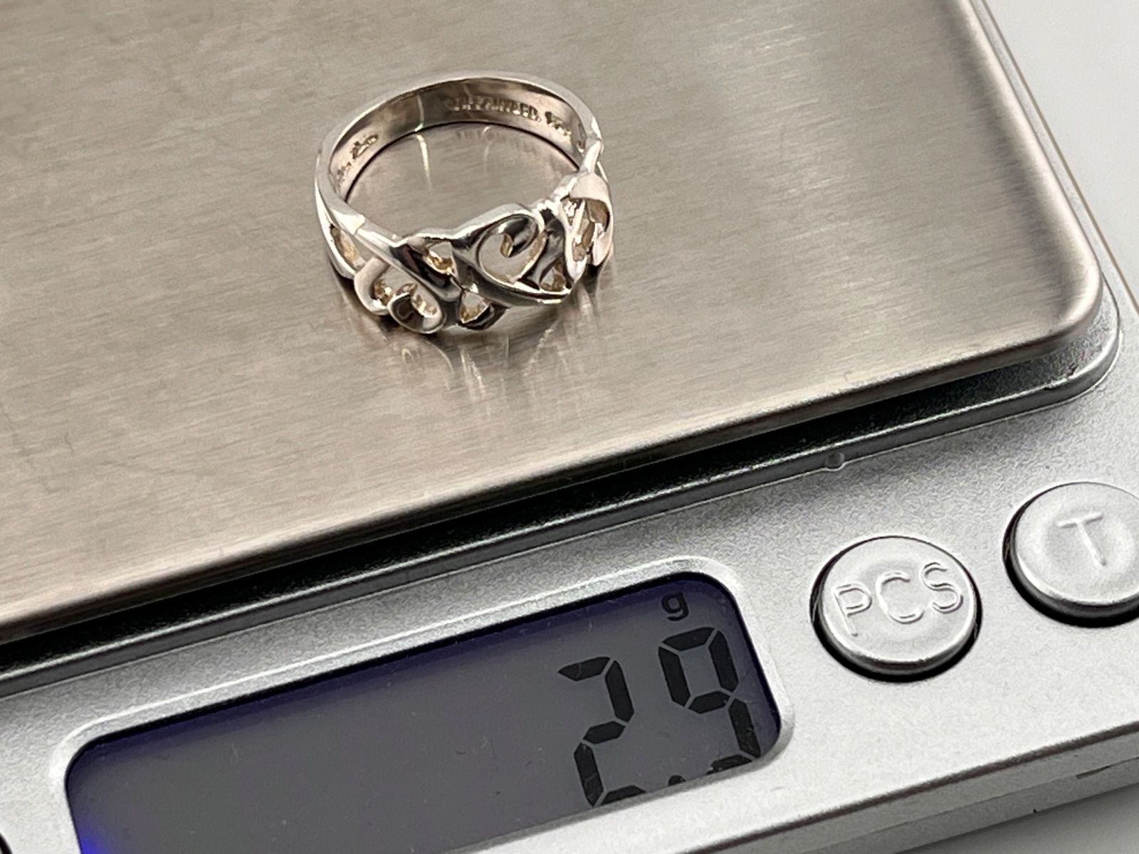 a276 Tiffany&Co. ティファニー トリプル ラビングハート リング