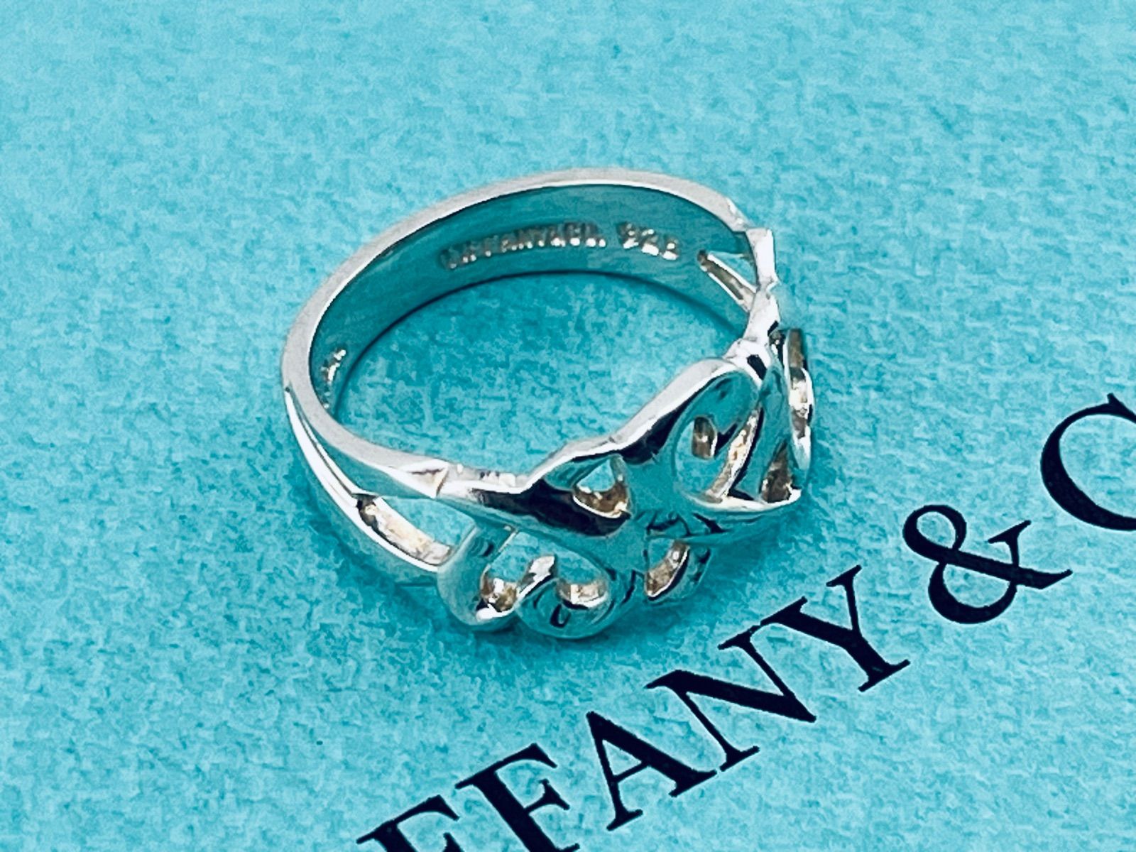 a276 Tiffany&Co. ティファニー トリプル ラビングハート リング
