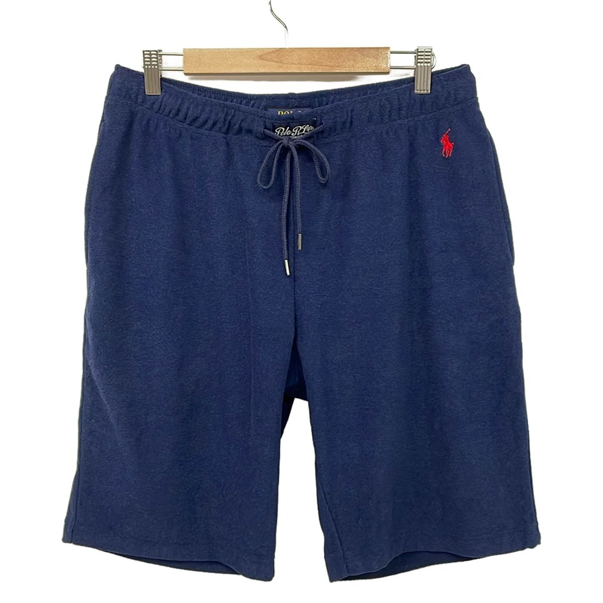 POLObyRalphLauren(ポロラルフローレン) ショートパンツ サイズLL メンズ美品 - ネイビー×レッド SLEEPWEAR