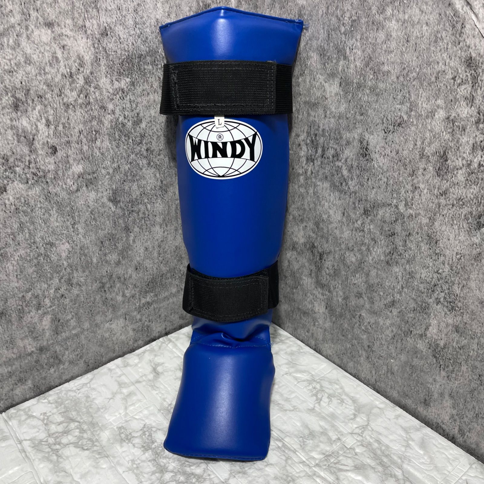 WINDY ボクシンググローブ 16OZ レガース Lサイズ 青 - メルカリ
