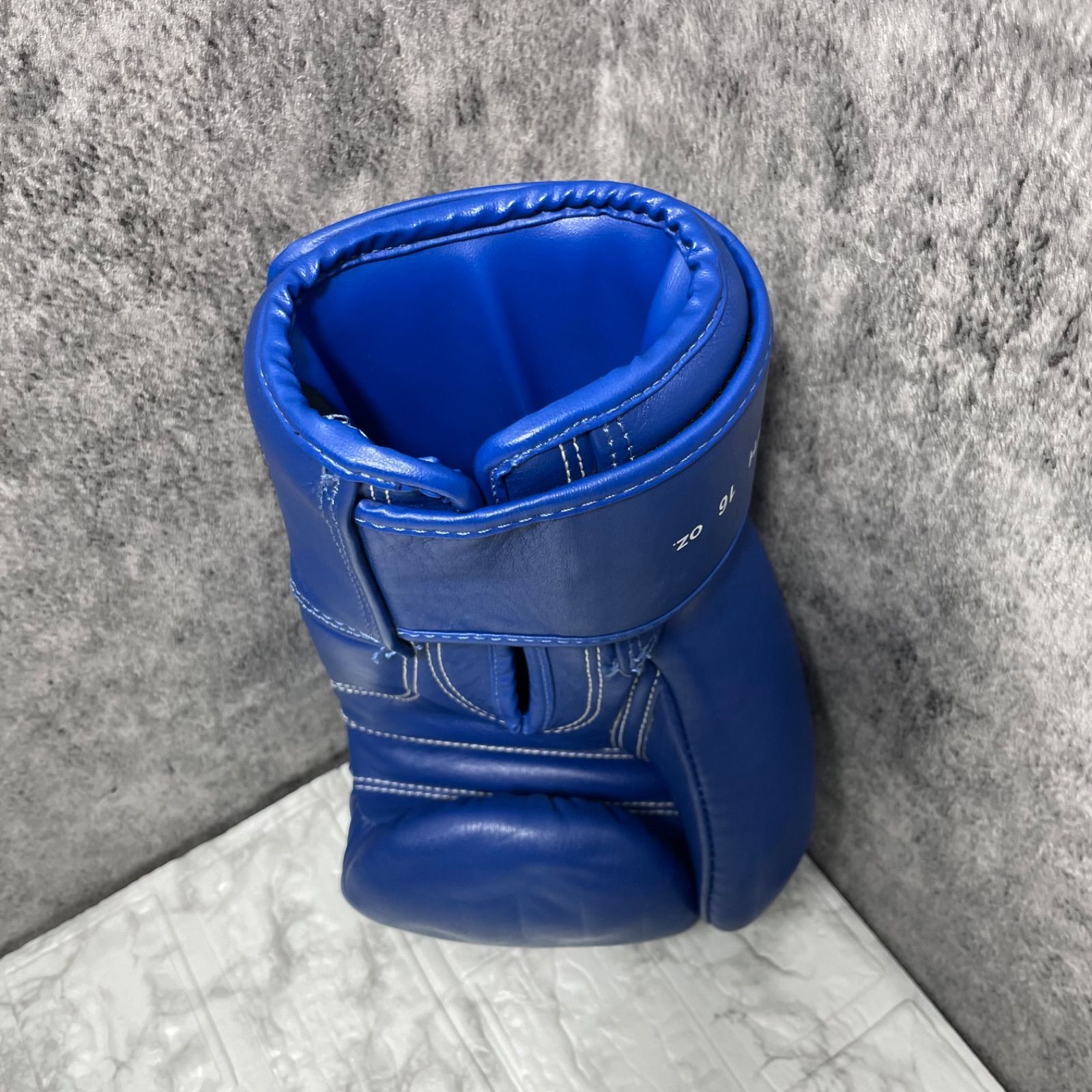WINDY ボクシンググローブ 16OZ レガース Lサイズ 青 - メルカリ