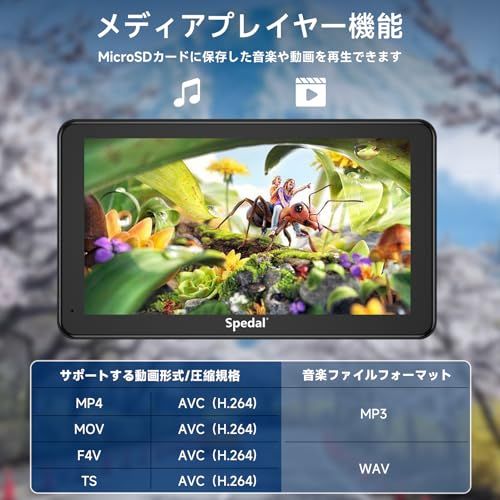 【新品】Spedal ディスプレイオーディオ ワイヤレス CarPlay＆Android Auto対応 1080Pバックカメラ カーナビ 7インチ ミラーリング機能 Androidナビ Bluetooth AUX FMトランスミッター マップ e18fa97e