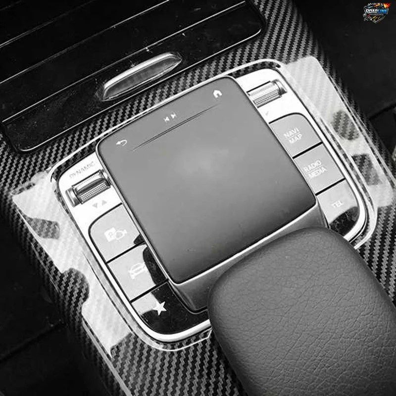 メルセデスベンツ A CLAクラス W177 2019+用カーセンターコンソール保護フレームトリムカバー スペアパーツ ギアシフトパネルフレーム