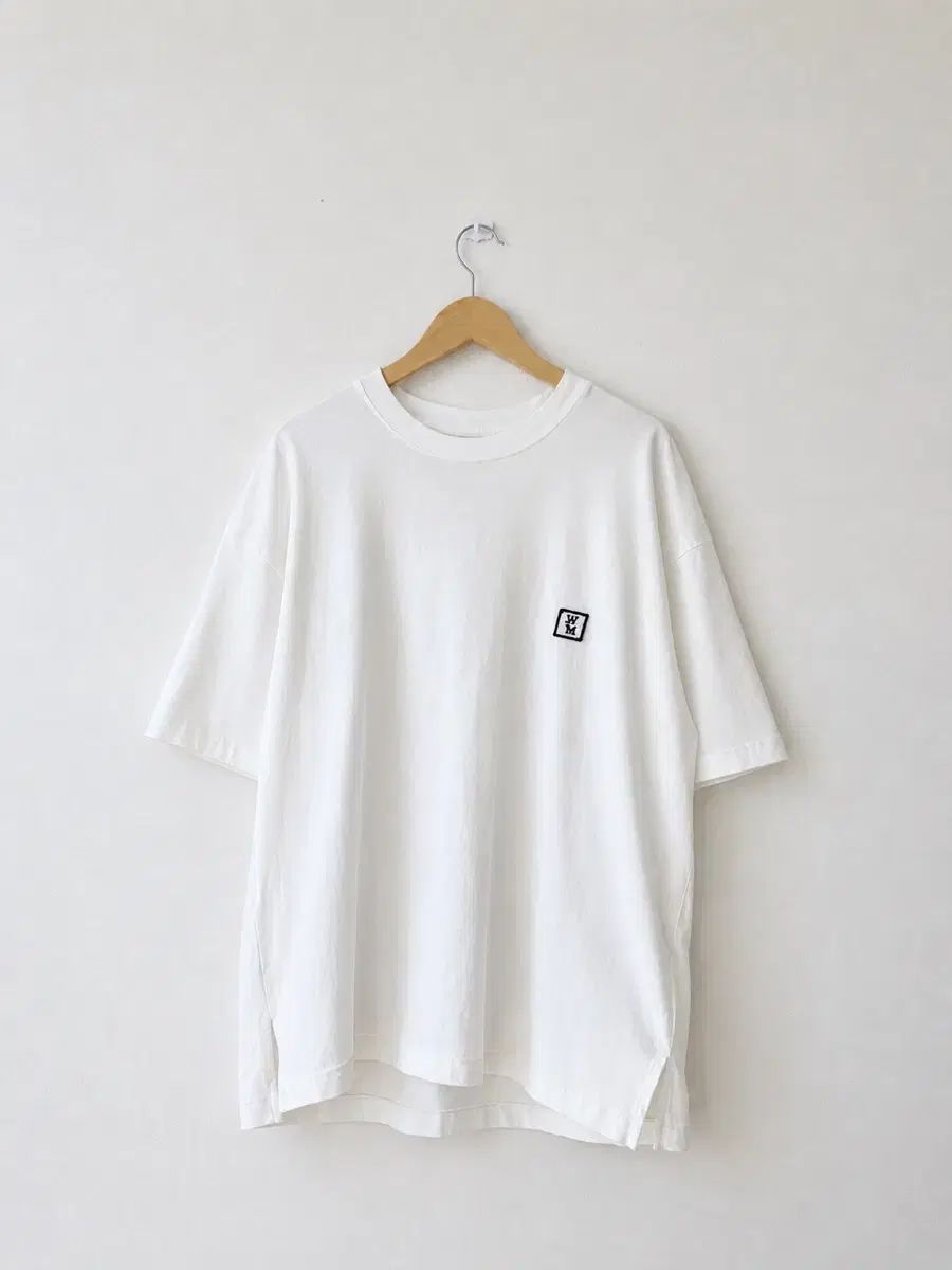 (正規品) 22ss WOOYOUNGMI ウーヨンミ バックロゴ 白 半袖 サイズ 48