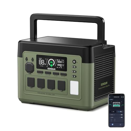 EENOUR ポータブル電源 P1500PLUS 大容量 1536Wh/480000mAh 高出力 定格1800W(瞬間最大3600W) 1.2時間満充電 APP対応 AC/DC/USB出力 PD100W LEDライト付 UPS機能 リン酸鉄リチウム電池 ys 92,230円