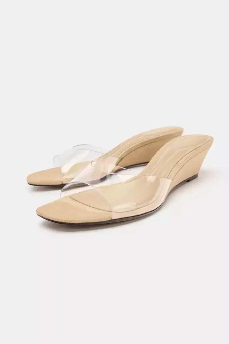 ZARA ビニール ウェッジ サンダル 35
