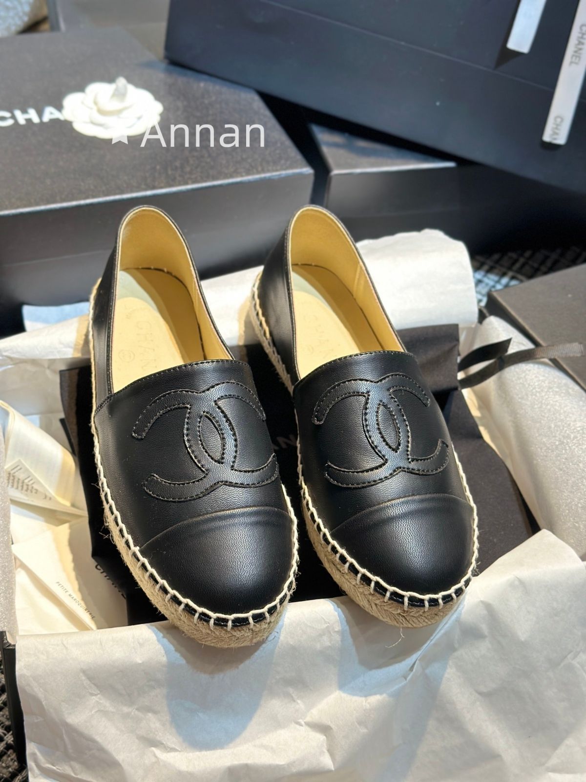 美品 期間限定☆ 新品 CHANEL シャネル ローファー?革靴 レディース 12,320円