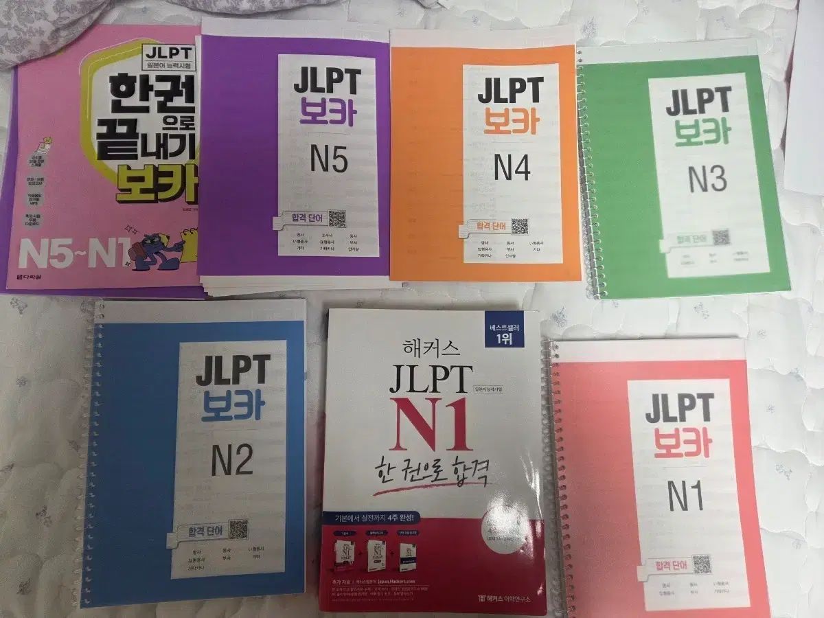 JLPT VOCA N1N2N3N4N5 & N1ハン(HAN)一巻で合格