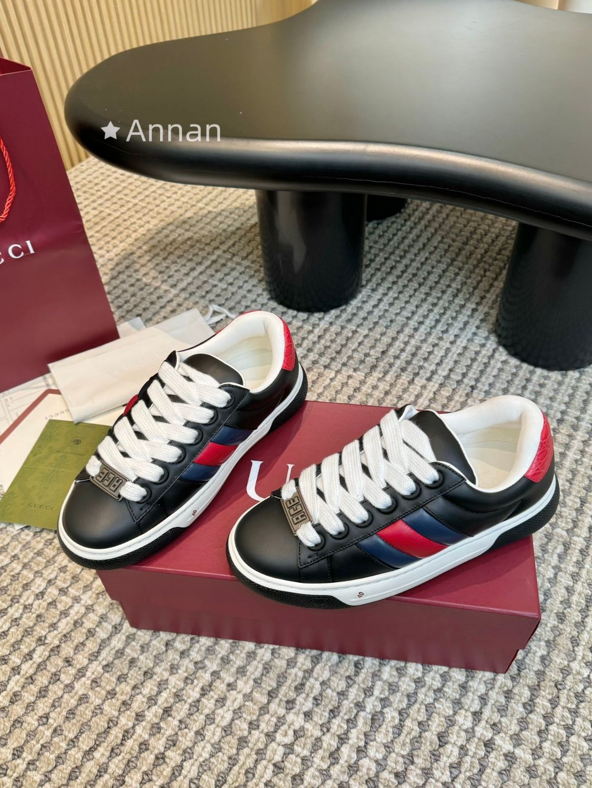 超美品 限定品 超美品 超美品 新品 GUCCI グッチ スニーカー レディース