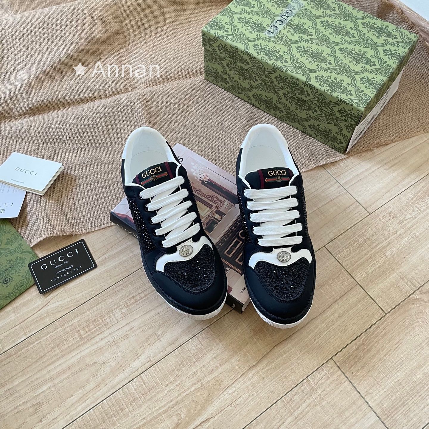 限界価格美品 新品 GUCCI グッチ スニーカー