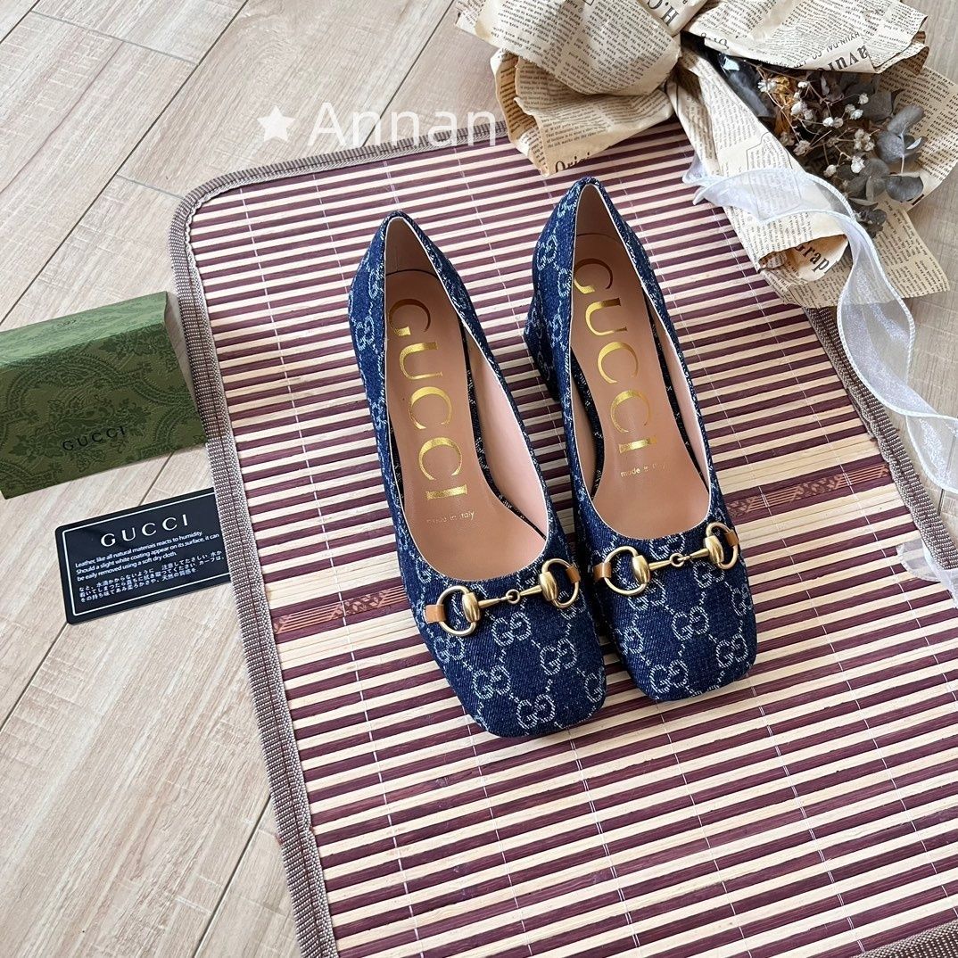 希少 新品 新品 GUCCI グッチ ハイヒール レディース