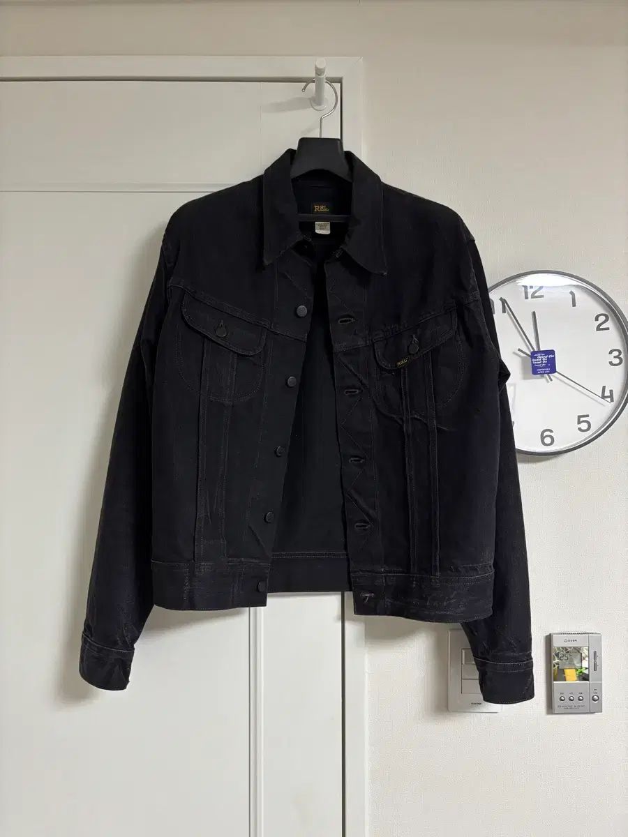 RRL(ダブルアールエル) ブラック デニム ジャケット (m)