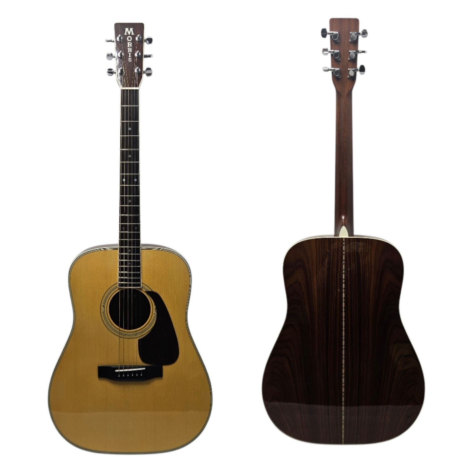 ⑬大人気 Morris モーリス アコースティックギター MD-516 美品】Morris MD-516 アコースティックギター 日本製 純正ケース KORG