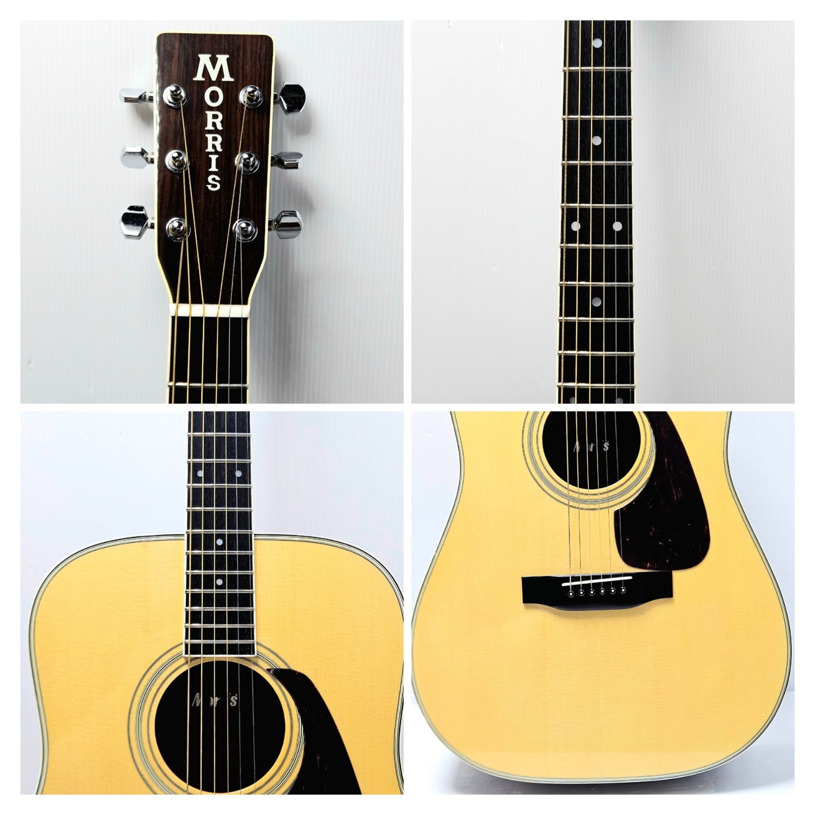 Morris MD‑516 アコースティックギター 美品】Morris MD-516 アコースティックギター 日本製 純正ケース KORG