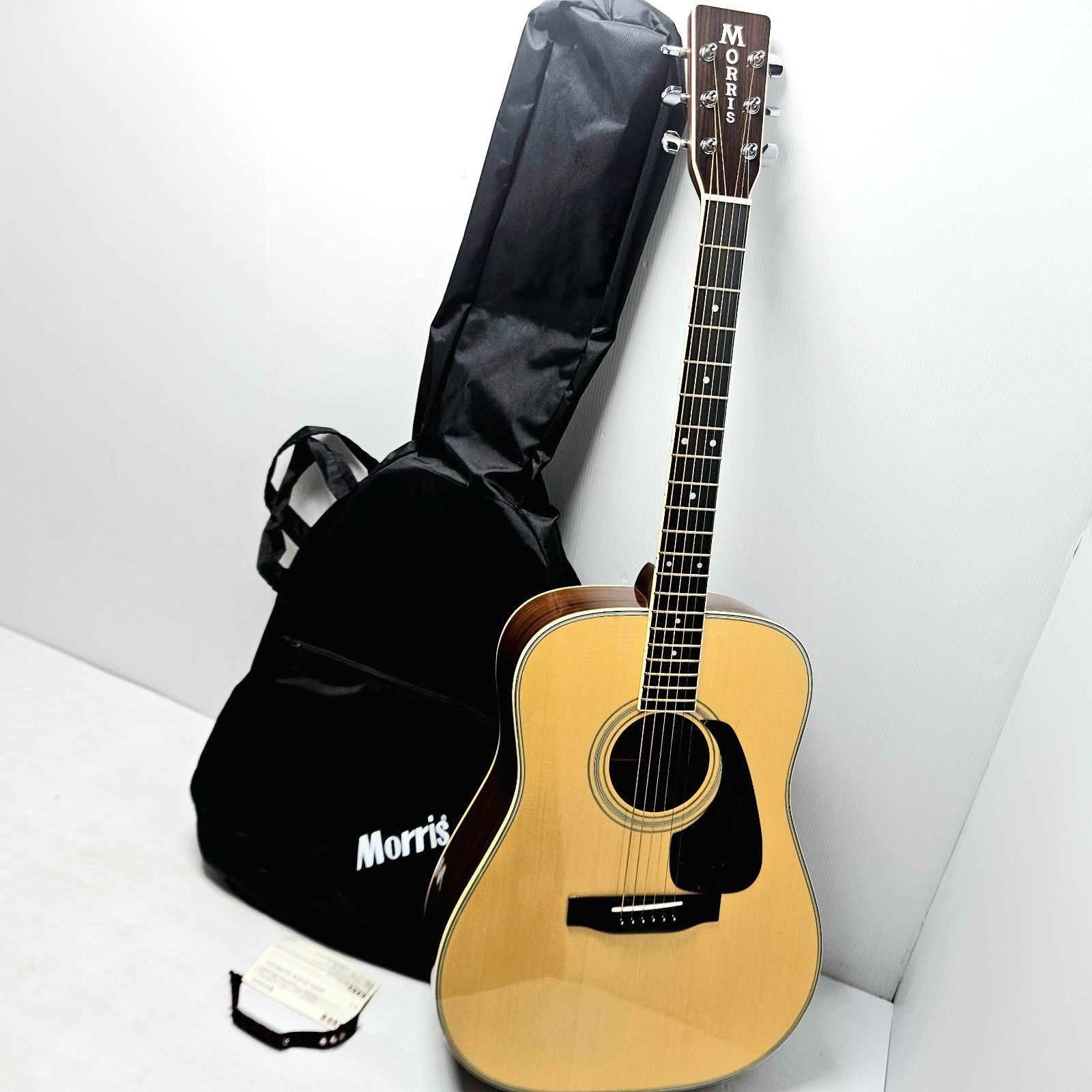 ⑬大人気 Morris モーリス アコースティックギター MD-516 美品】Morris MD-516 アコースティックギター 日本製 純正ケース KORG