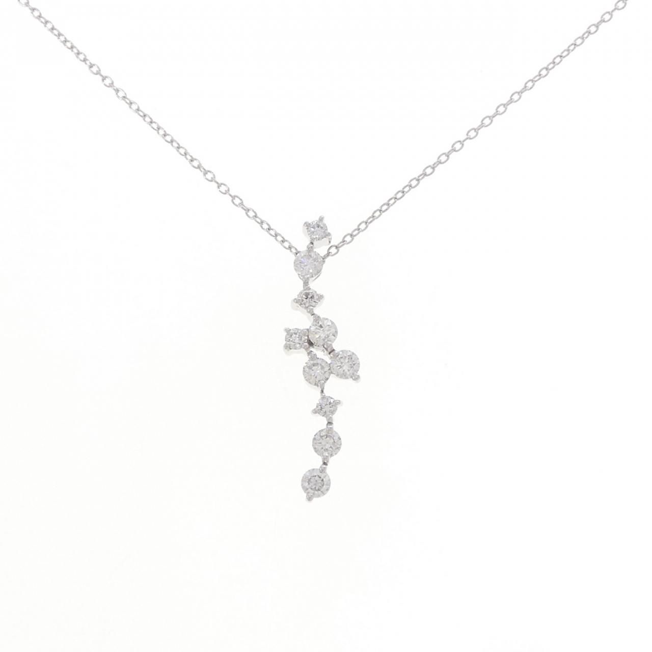 K18WG ダイヤモンド ネックレス 0.50CT 82,830円