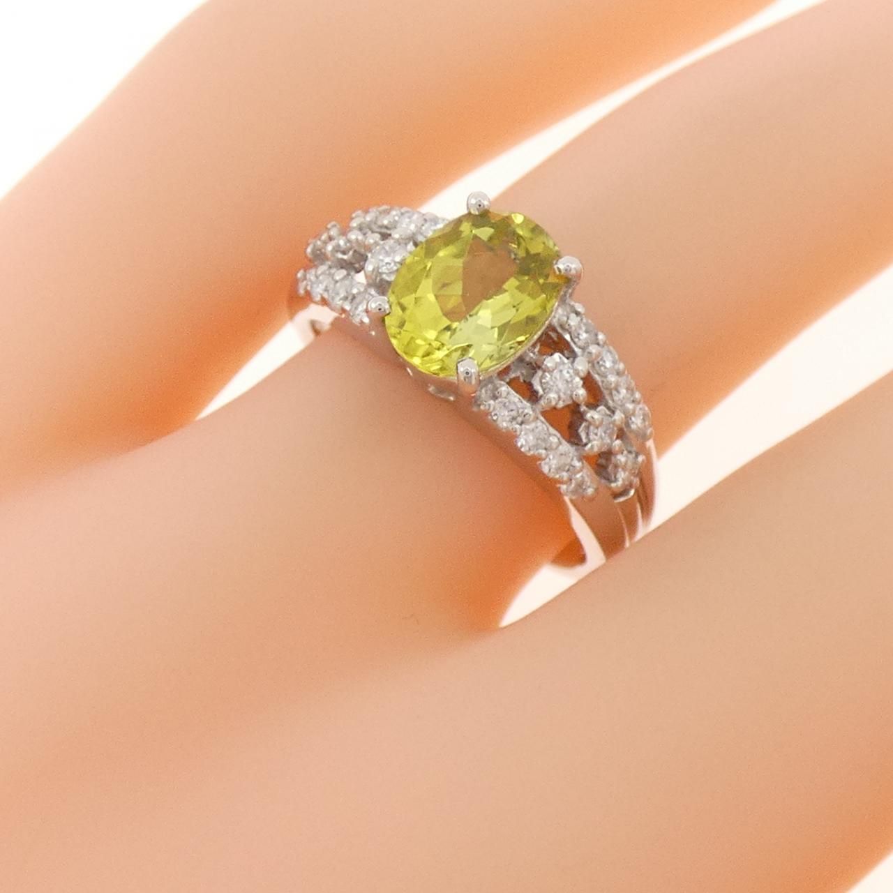 PT900 トルマリン リング 1.32CT PT900 トルマリン リング 1.32CT