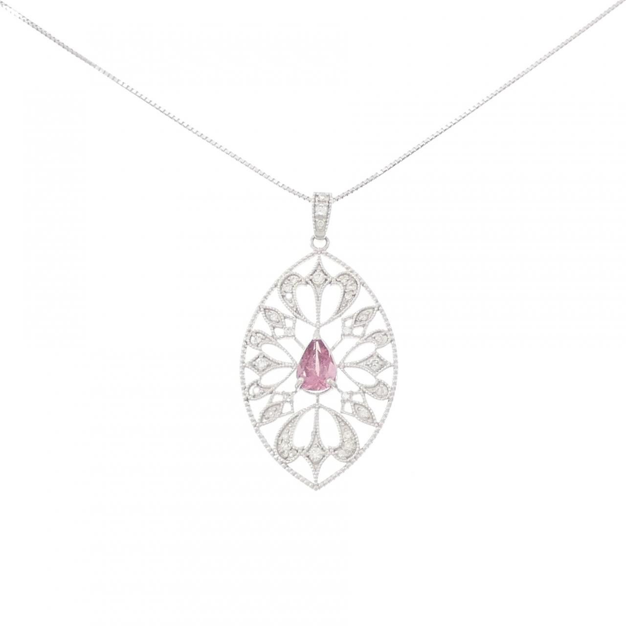 K18WG トルマリン ネックレス 1.14CT