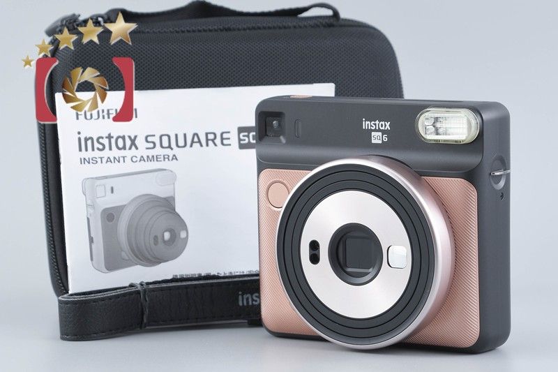 【中古】FUJIFILM 富士フイルム Instax SQUARE SQ6 ブラッシュゴールド インスタントカメラ 24,708円