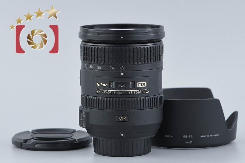 【中古】Nikon ニコン AF-S DX NIKKOR 18-200mm f/3.5-5.6 G II ED VR