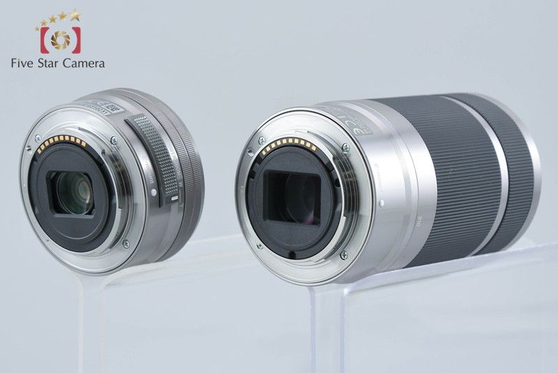 中古】SONY ソニー α NEX-5T シルバー ダブルズームレンズキット 
