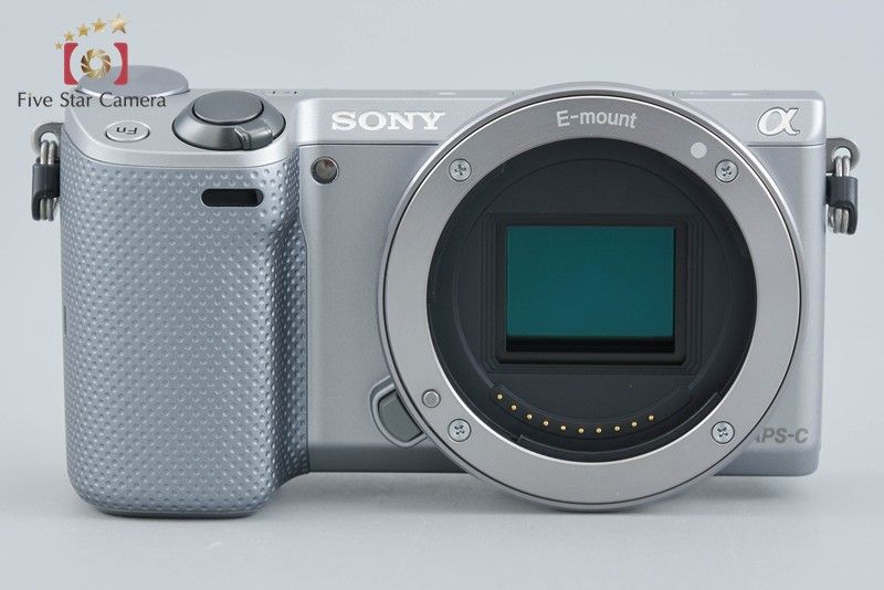 中古】SONY ソニー α NEX-5T シルバー ダブルズームレンズキット 