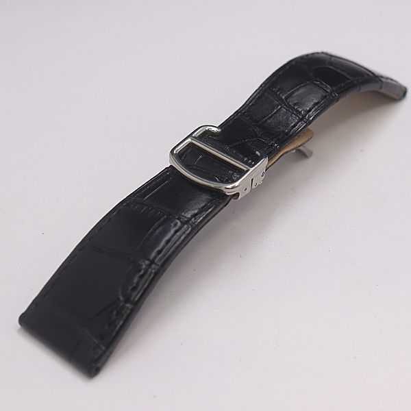 良品 カルティエ 純正ベルト レザー ブラック×ブラウンカラー 24ｍｍ用 メンズ腕時計 0970200 6BGT KZK 25,560円