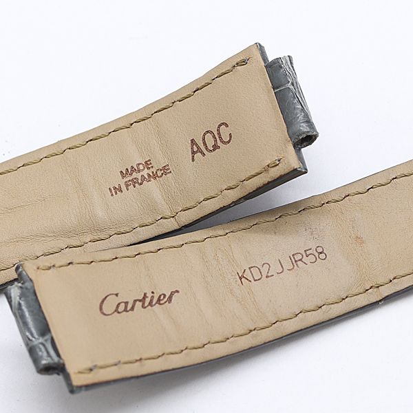 カルティエ 純正ベルト ライトグリーンカラー 20mm用 メンズ腕時計