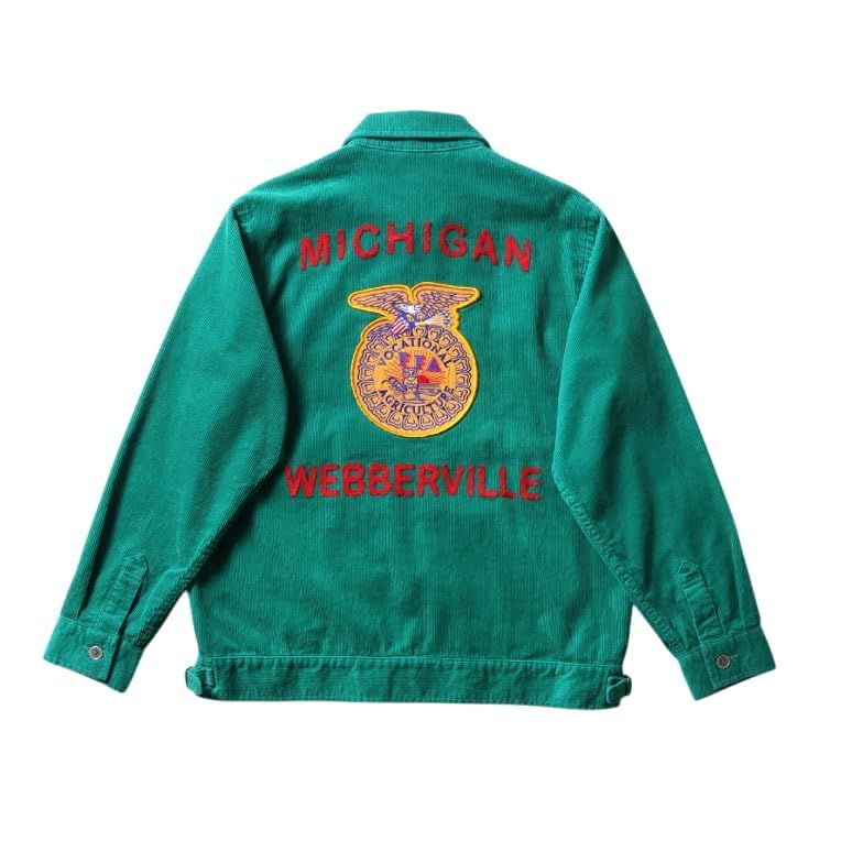 ヒューストン 51596 CORDUROY FFA JACKET コーデュロイ FFAジャケット グリーン XXL（サイズ: 2XL）