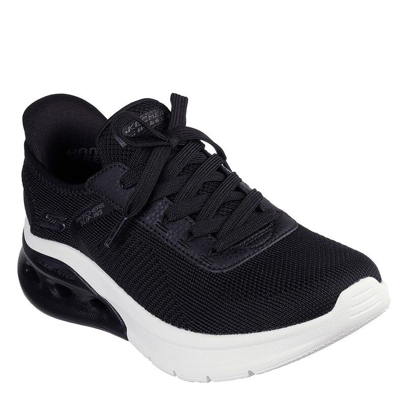 スケッチャーズ レディース シューズ スニーカー Skechers Bobs Arc Waves 20 Slip On Trainers Womens Black ブラック