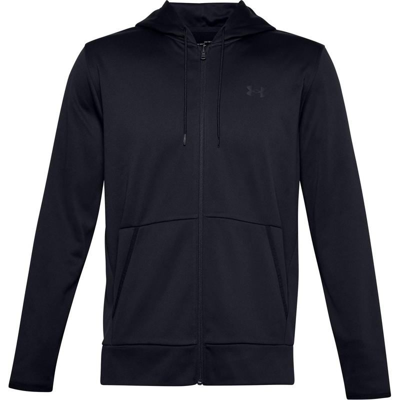 アンダーアーマー メンズ アウター パーカー・スウェット フリース パーカー Under Armour Fleece Full Zip Hoodie Mens Black ブラック