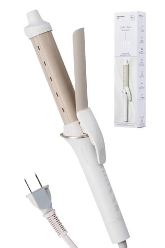 テスコム (TESCOM) ヘアアイロン コテ 32mm マイナスイオン シルクコーティング 140-200℃ 温度調整/ロック/メモリー 海外対応 自動OFF ラク抜きプラグ コード長1.7m ホワイト TM763A-Wpms 51a3783b 6,475円